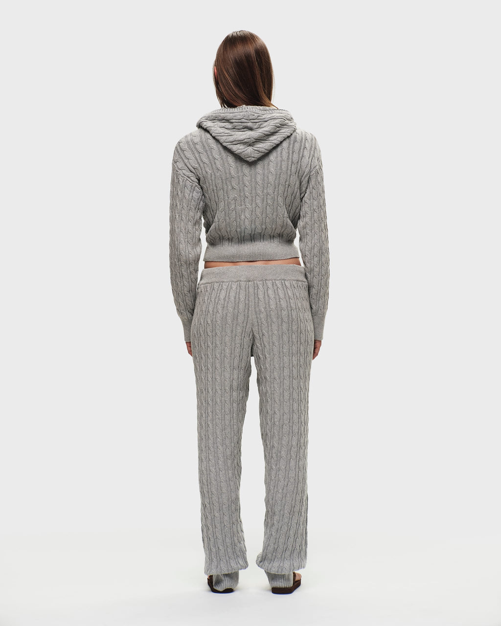 Classics Washed Cable Knit Straight Pant