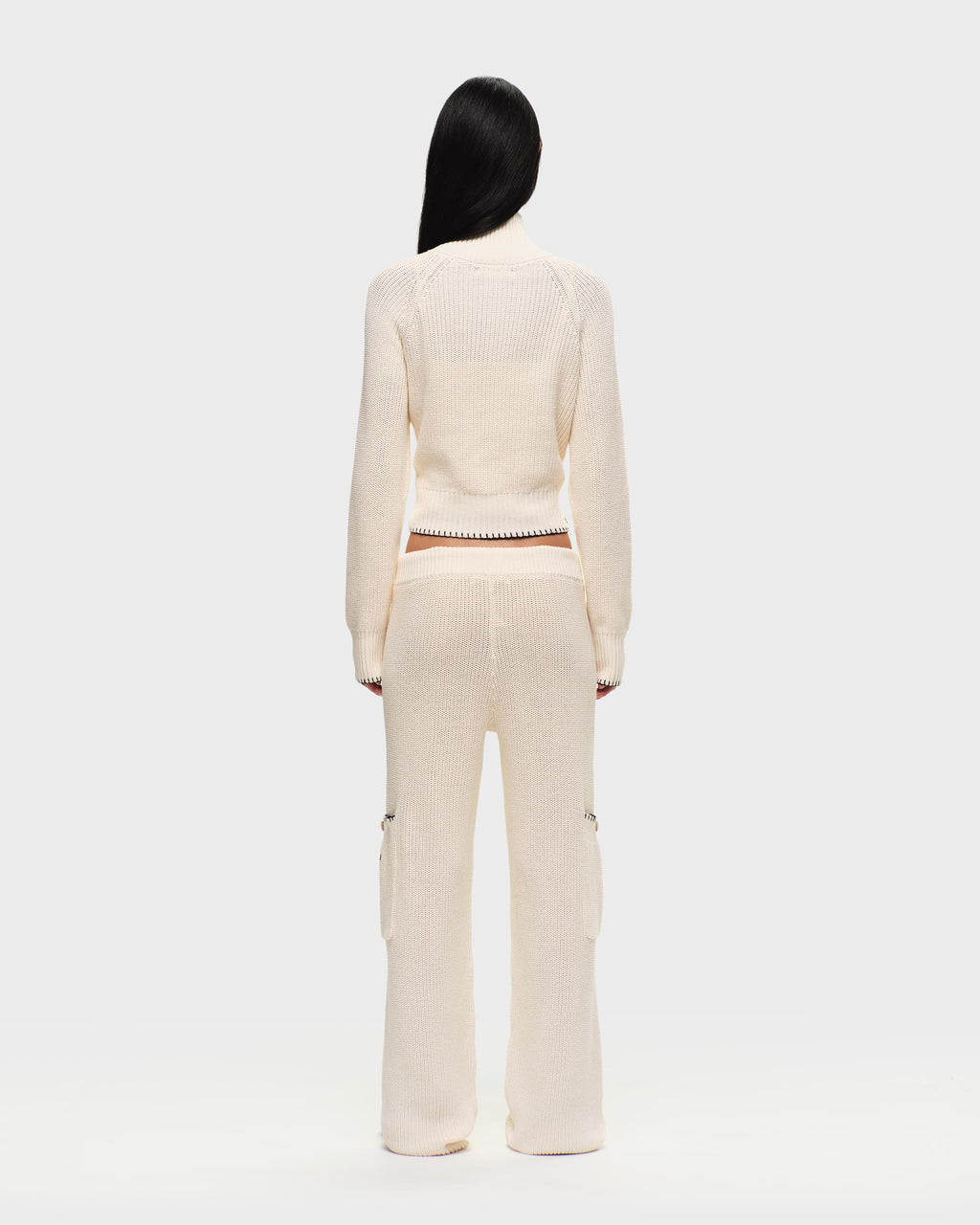 Washed Knit Cargo Pant