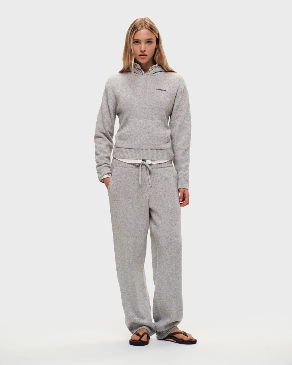 Shrunken Pullover Sweater Hoodie
