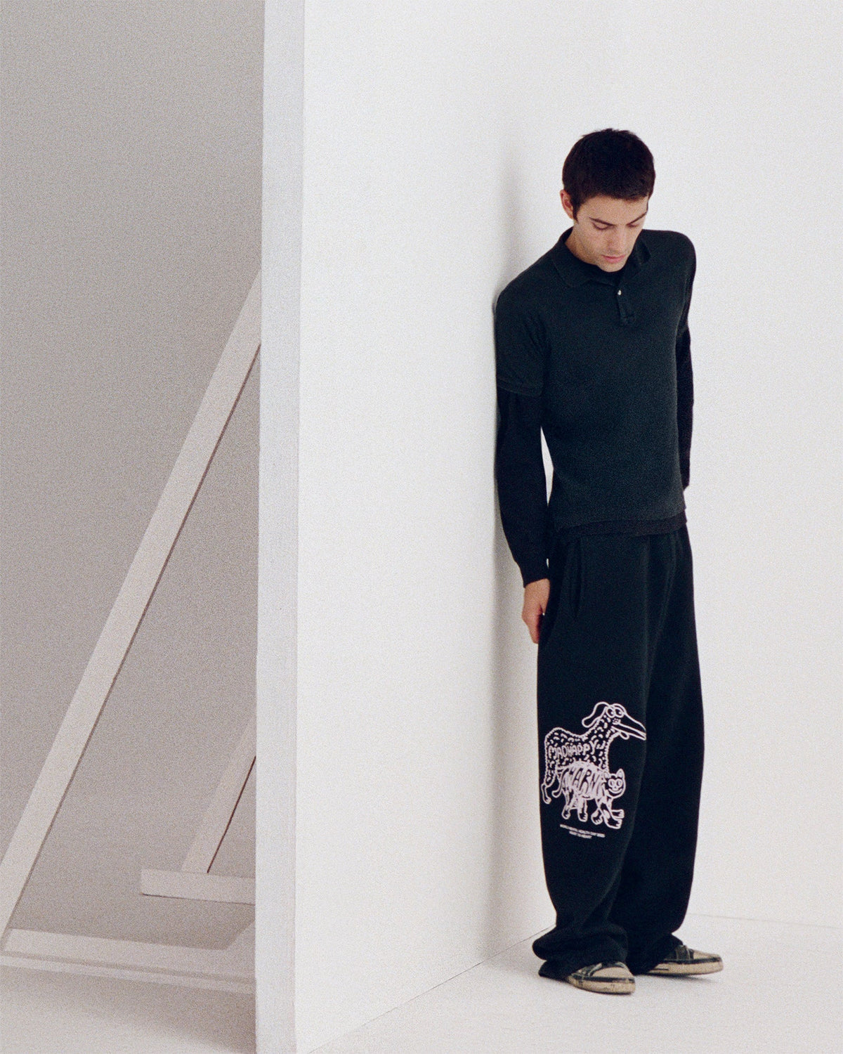 Marni Animal Straight Sweatpant