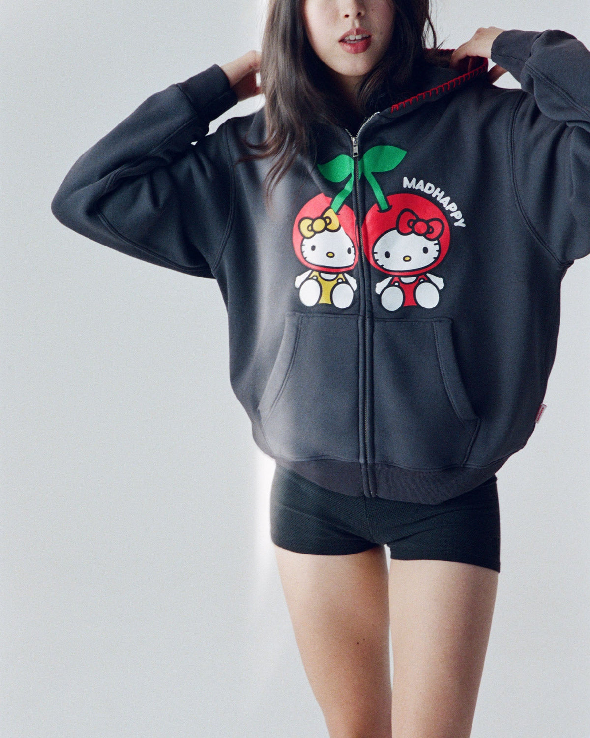 Hello Kitty® Cherries Midweight Fleece Zip Up