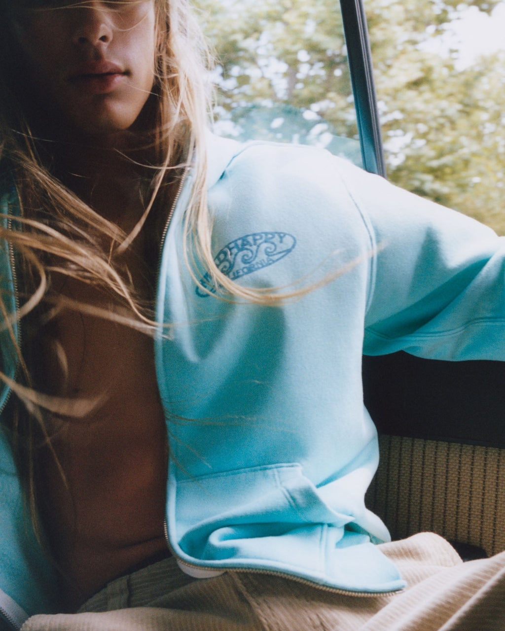 Madhappy California Waves Lightweight Fleece Zip Up