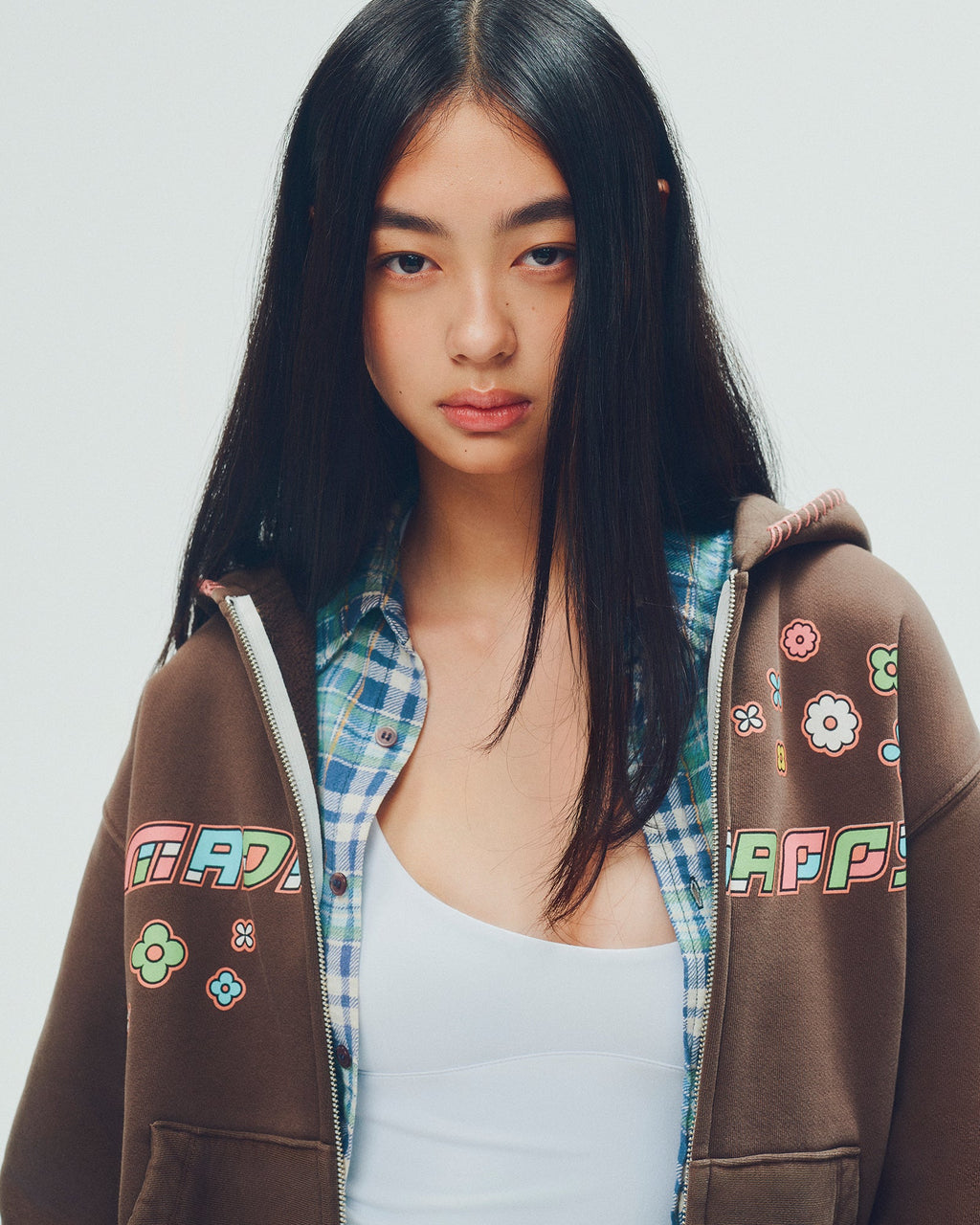 The Powerpuff Girls Flower Zip Up