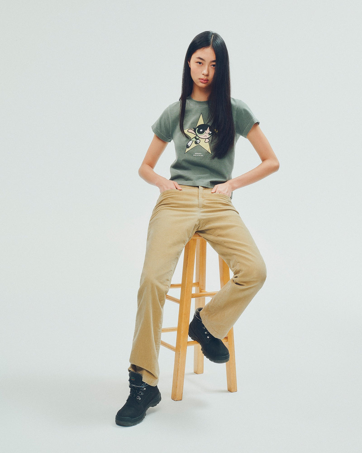 The Powerpuff Girls Buttercup Shrunken Tee