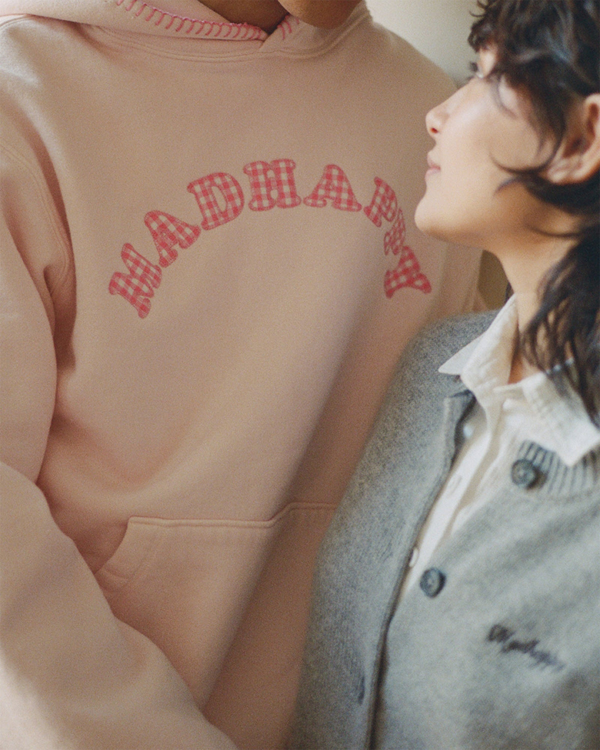 Gingham Cooper Fleece Hoodie