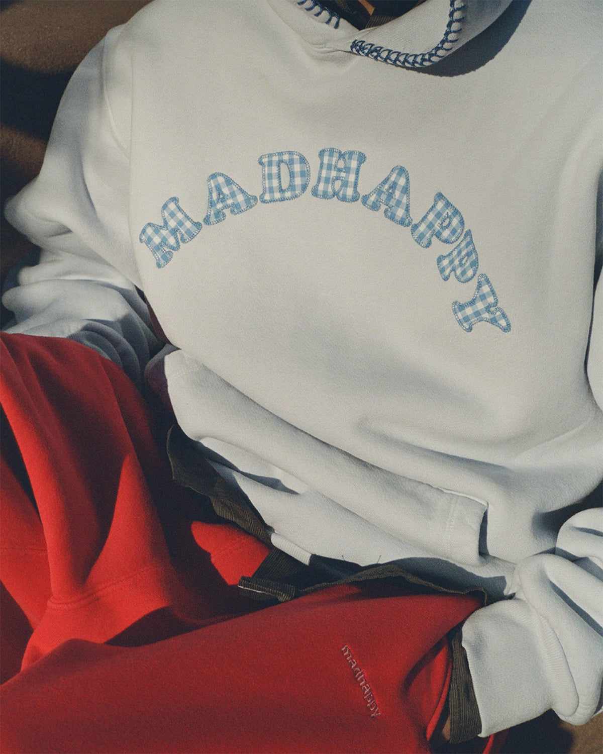 Gingham Cooper Fleece Hoodie