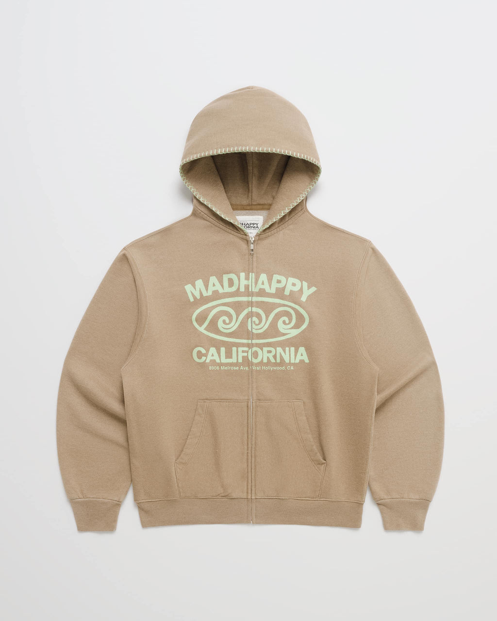 Madhappy California Lightweight Fleece Zip Up