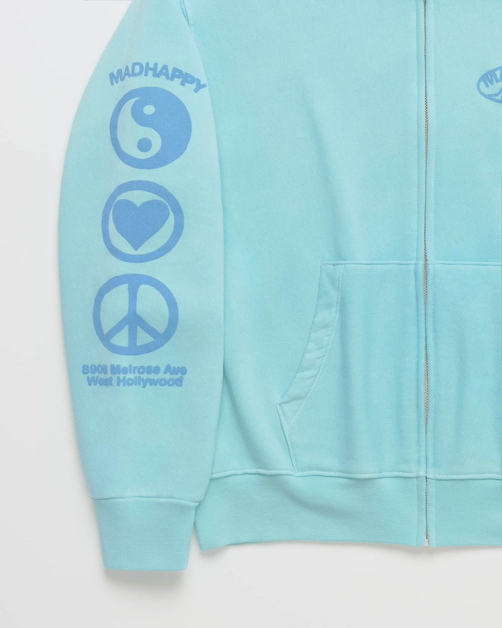 Madhappy California Waves Lightweight Fleece Zip Up