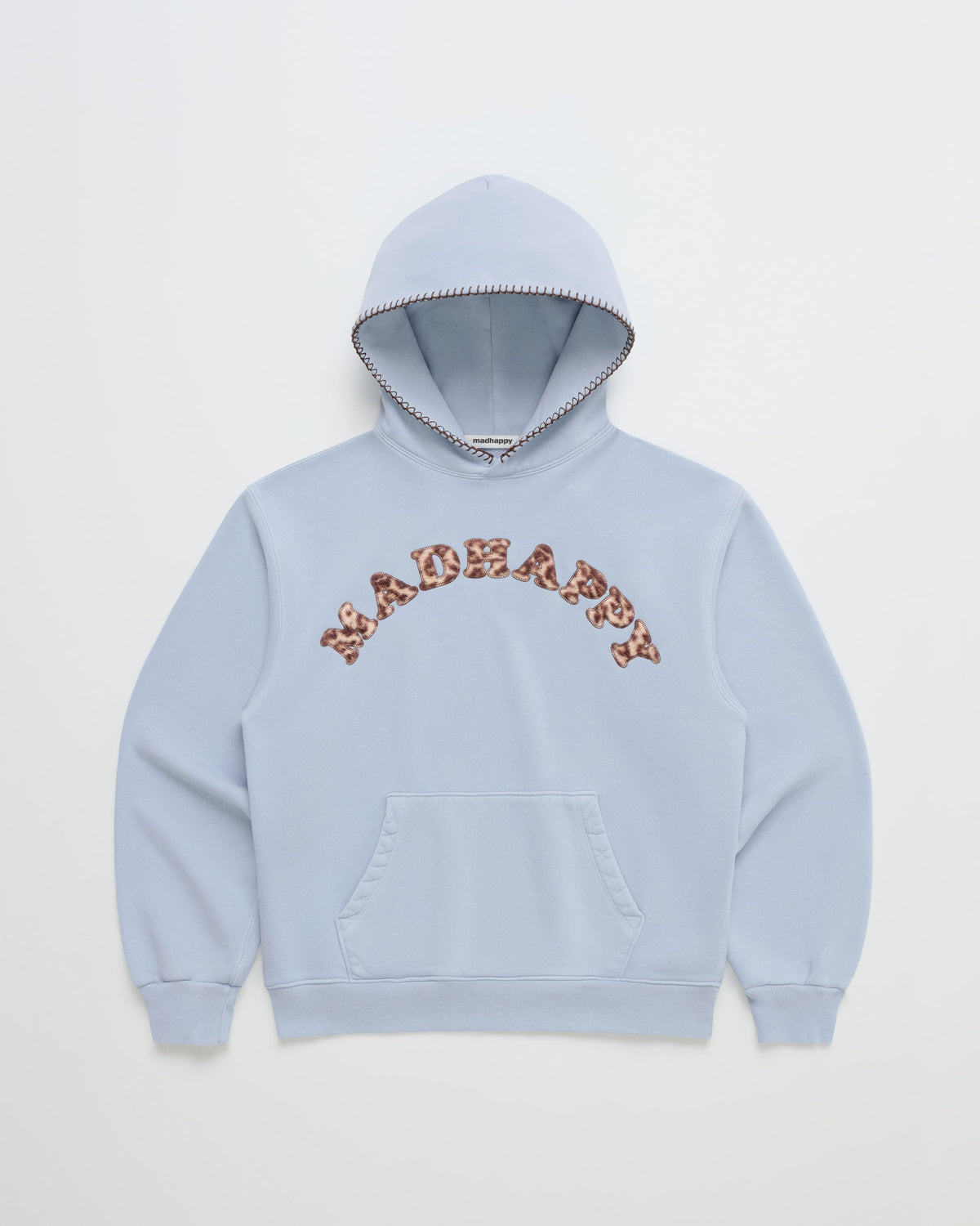 Leopard Appliqué Cooper Fleece Hoodie