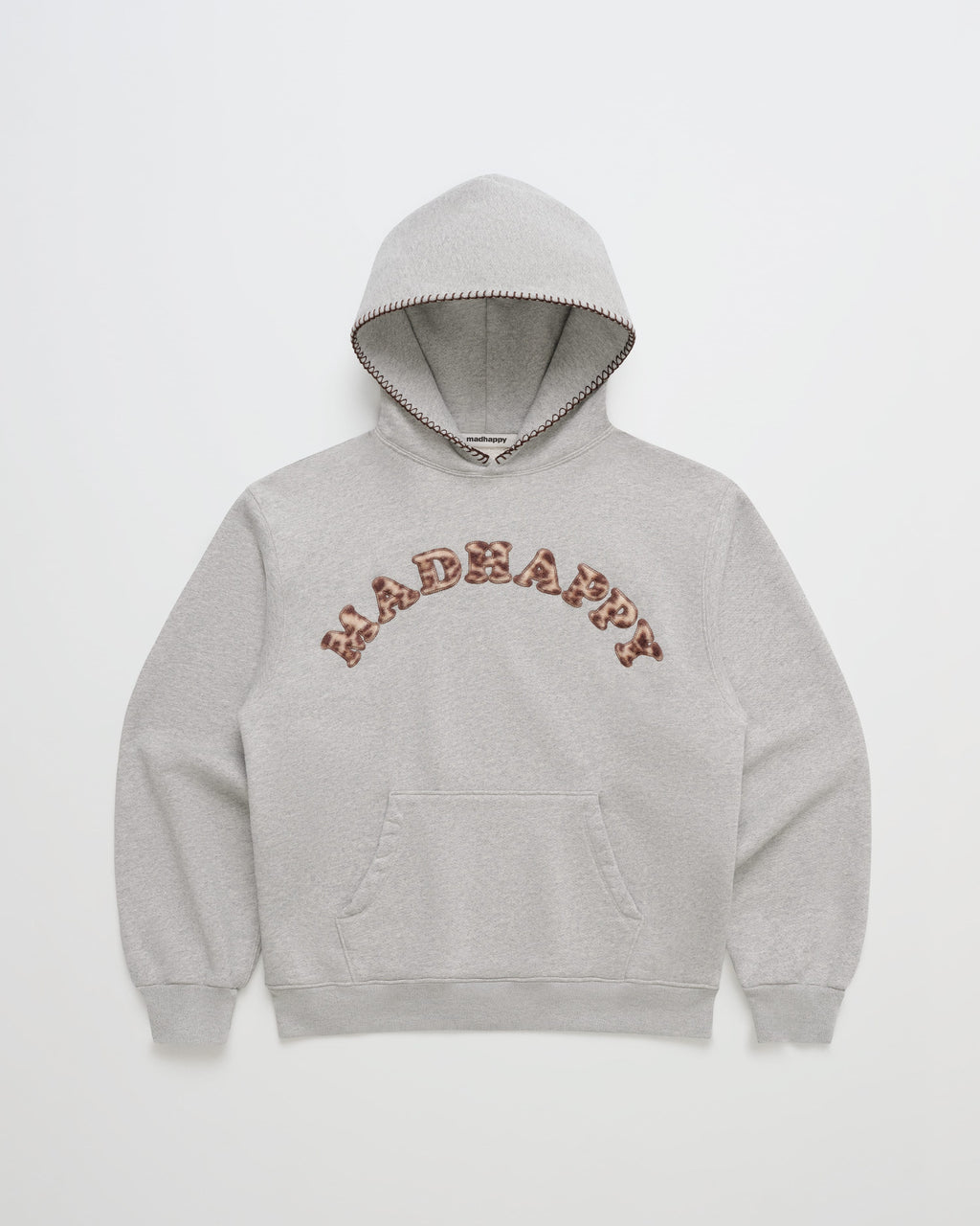 Leopard Appliqué Cooper Fleece Hoodie
