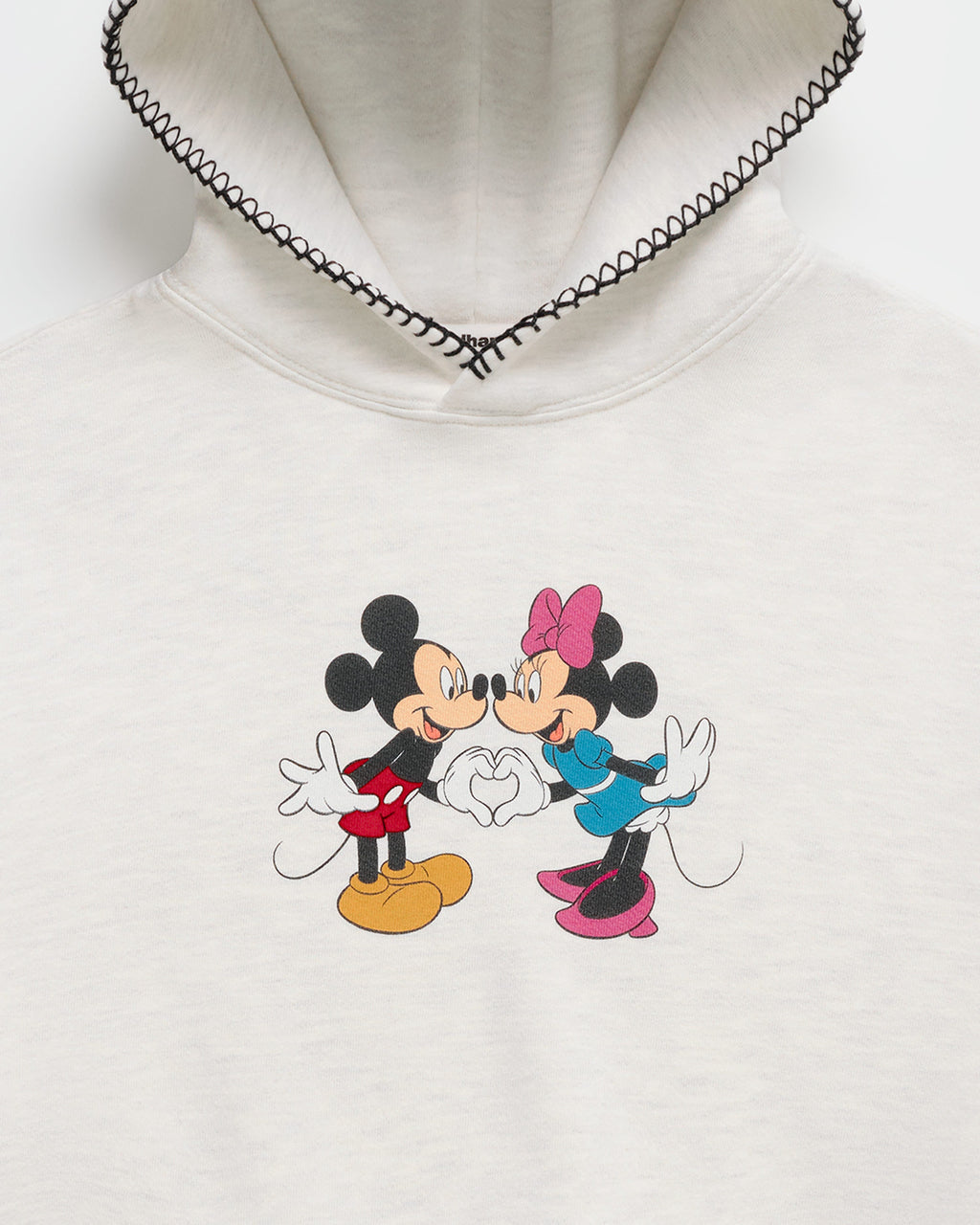 Mickey Mouse and Minnie Mouse Heart Fleece Hoodie
