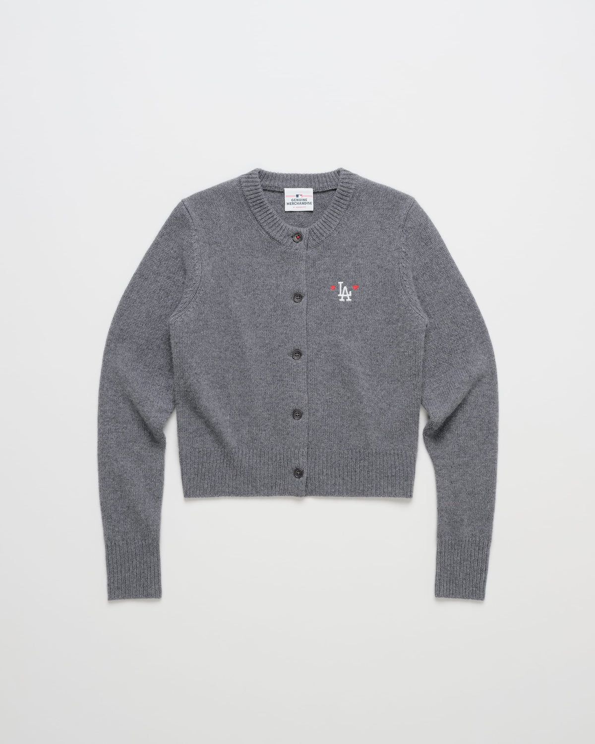 Dodgers Heart Cardigan Sweater