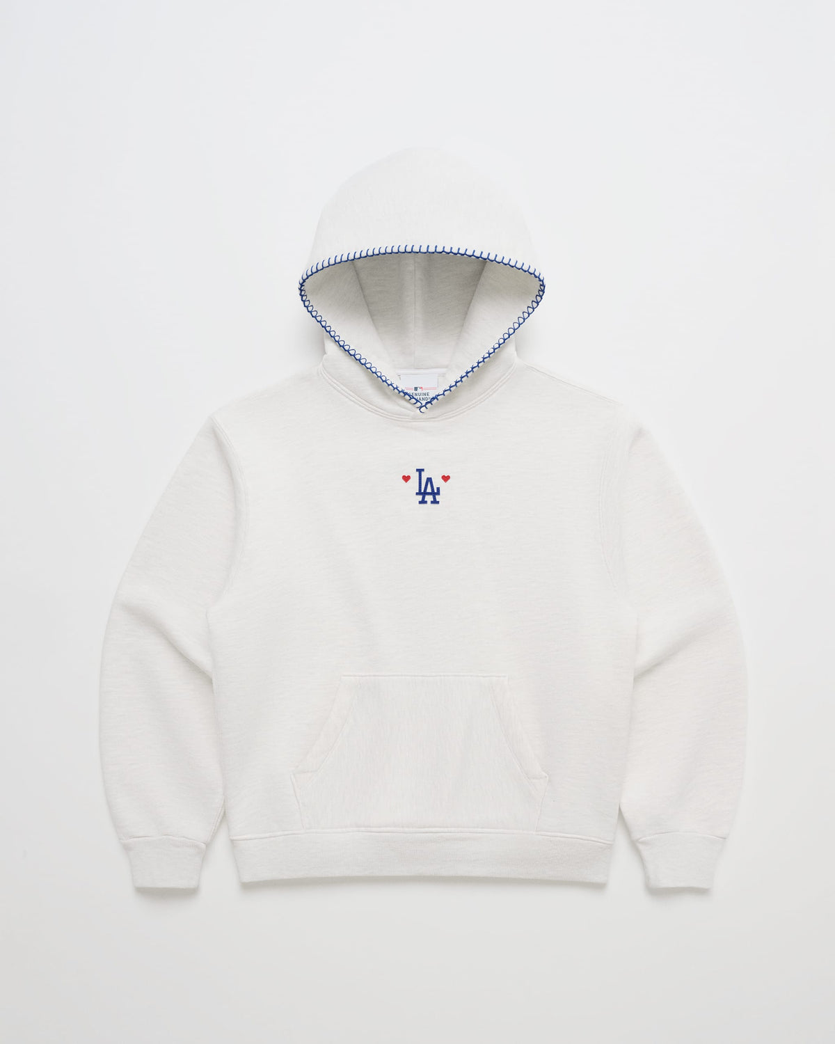 Dodgers Heart Fleece Hoodie