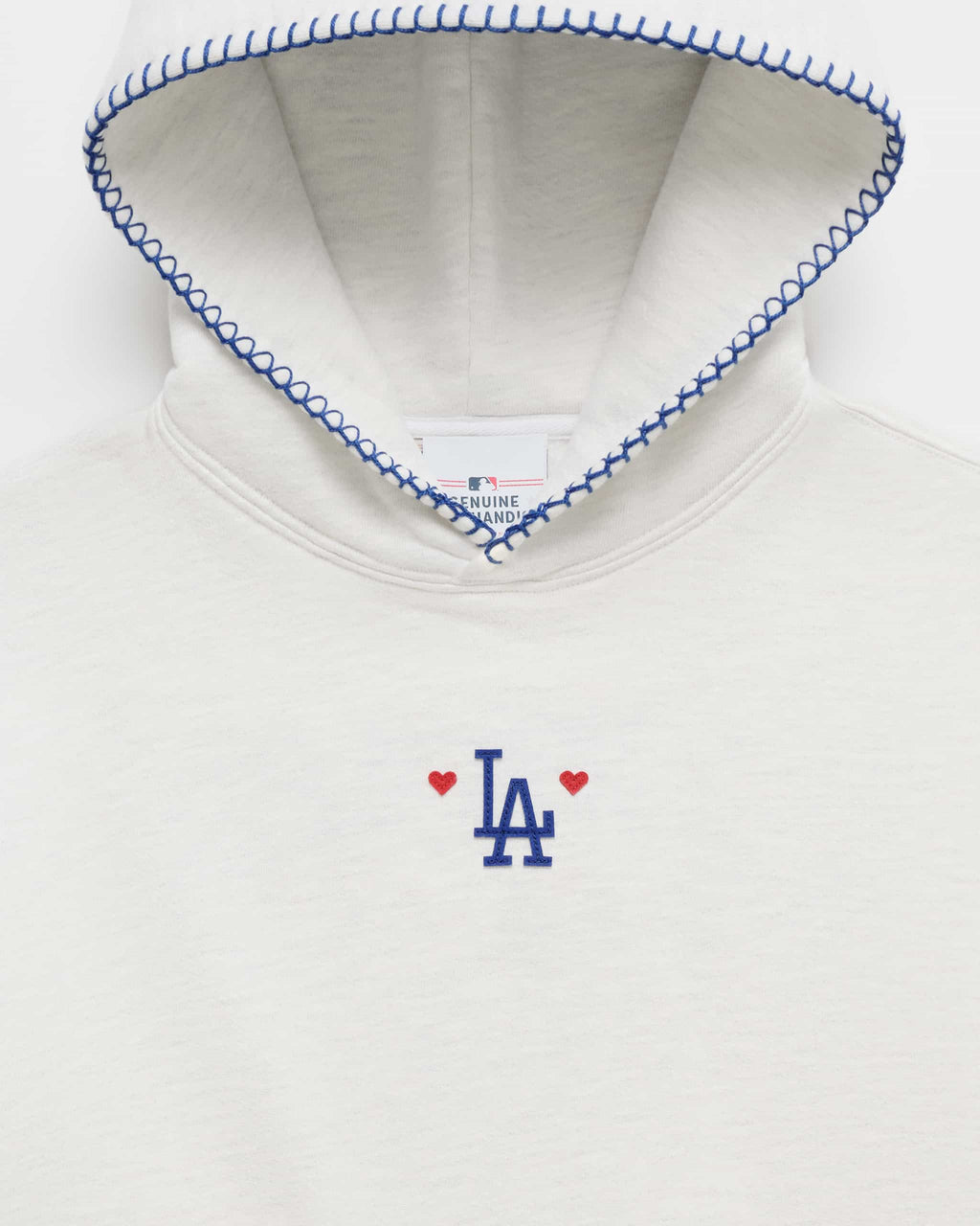 Dodgers Heart Fleece Hoodie