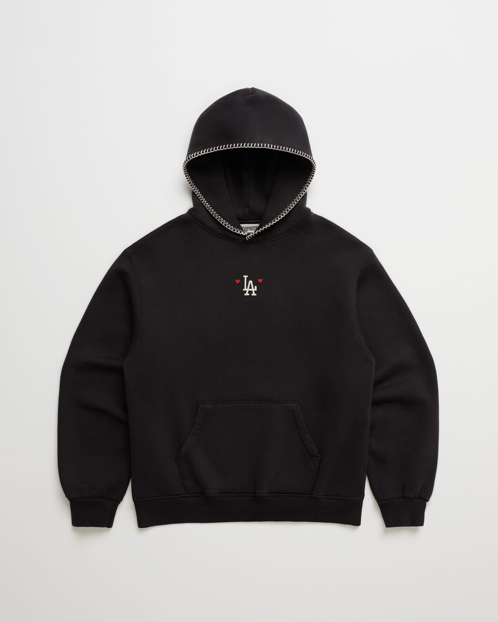 Dodgers Heart Fleece Hoodie