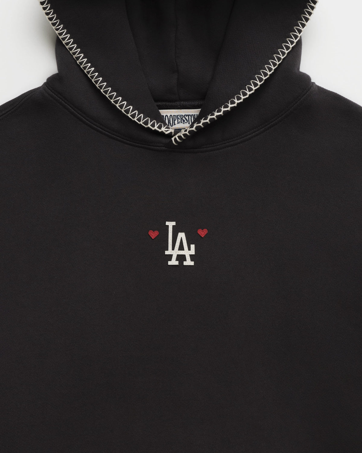 Dodgers Heart Fleece Hoodie
