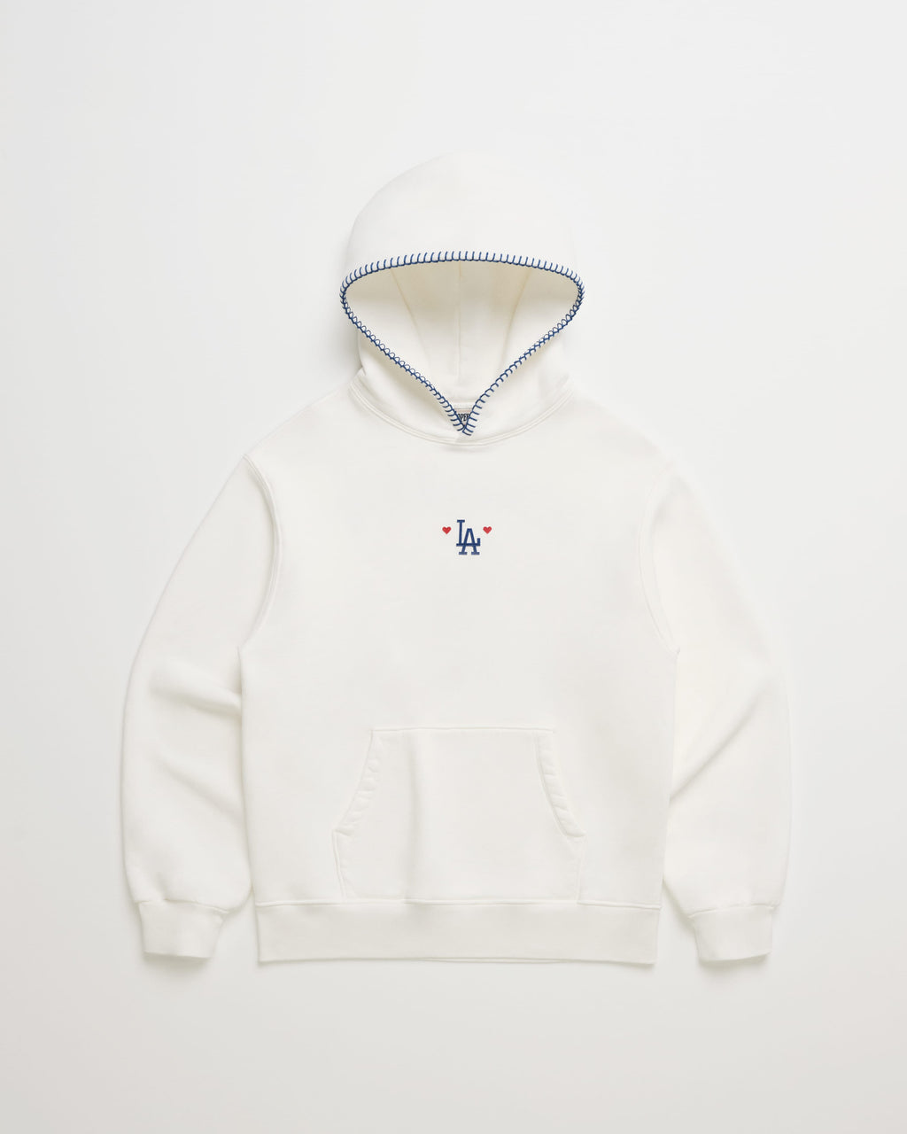 Dodgers Heart Fleece Hoodie
