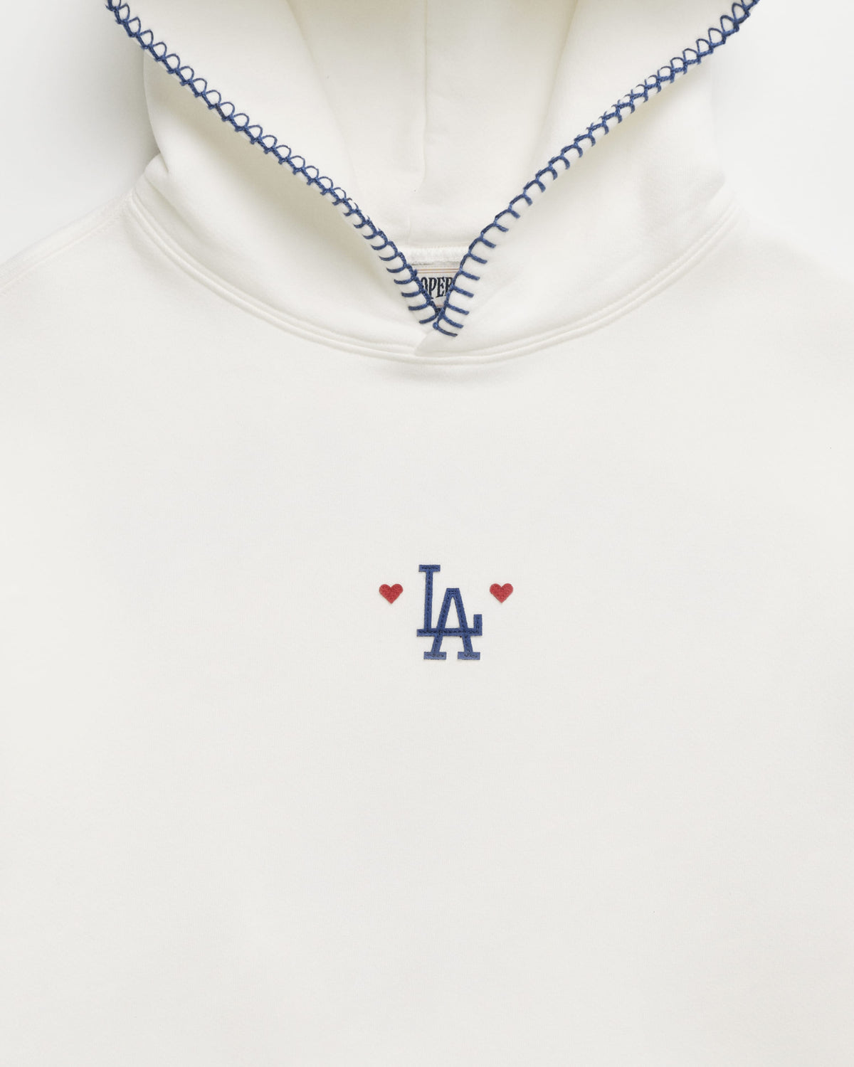 Dodgers Heart Fleece Hoodie