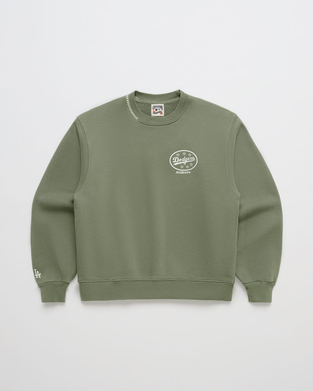 Dodgers Oval Fleece Crewneck