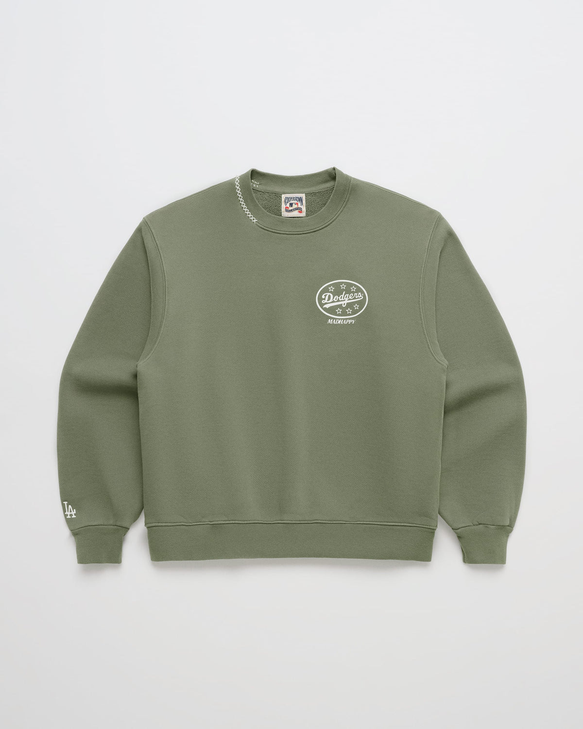 Dodgers Oval Fleece Crewneck