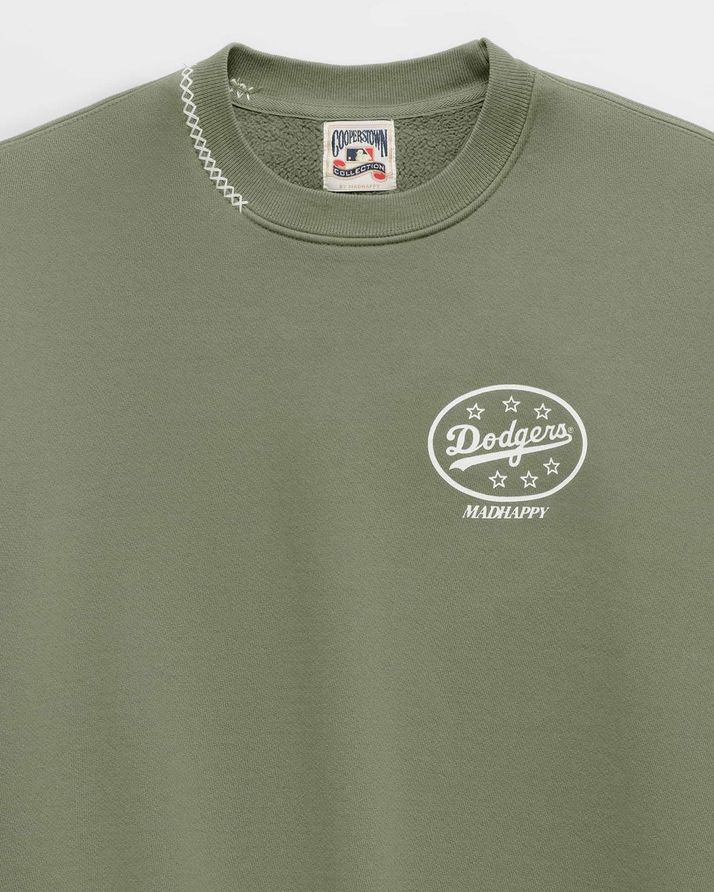 Dodgers Oval Fleece Crewneck