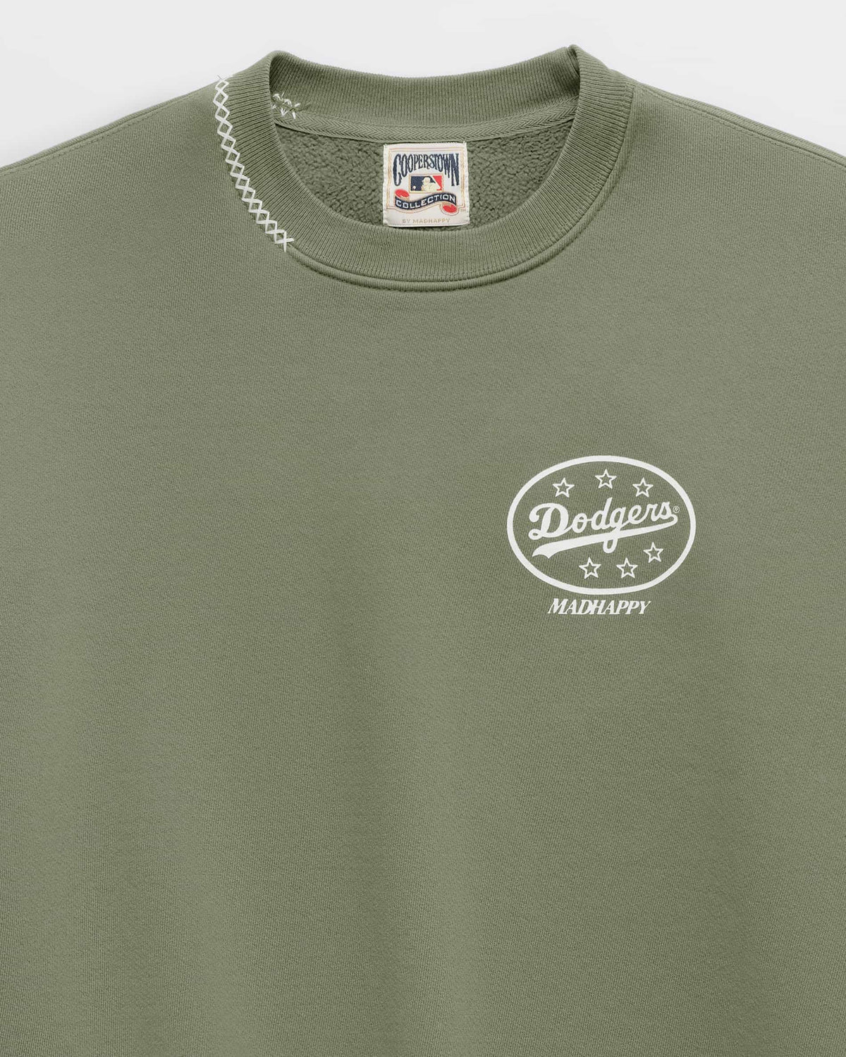Dodgers Oval Fleece Crewneck