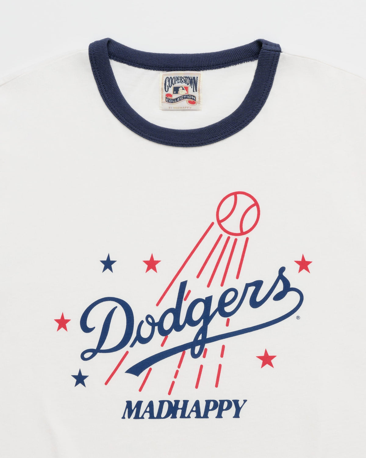Dodgers Stars Ringer Tee