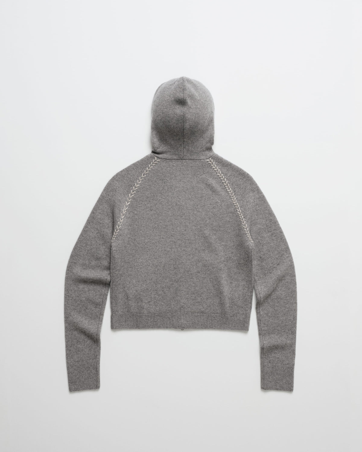 Knit Zip Up Hoodie
