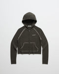 Knit Zip Up Hoodie