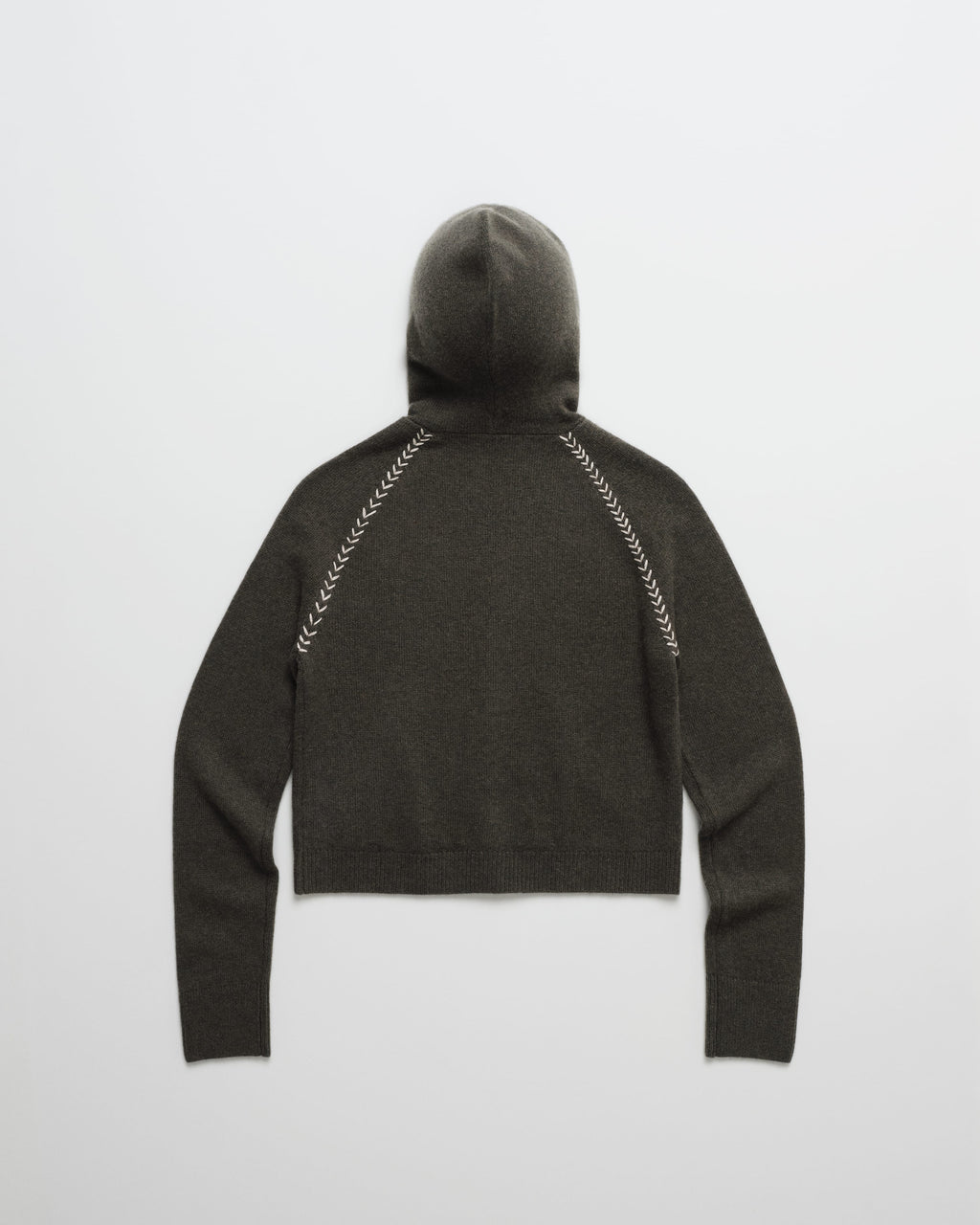 Knit Zip Up Hoodie