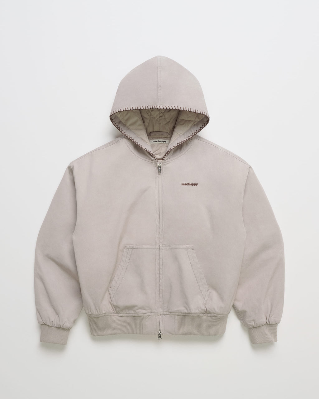Washed Hooded Jacket