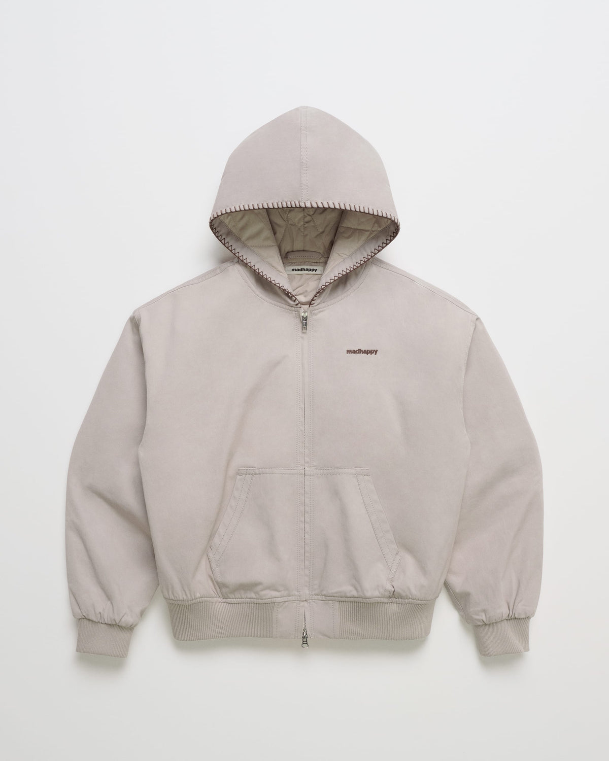 Washed Hooded Jacket