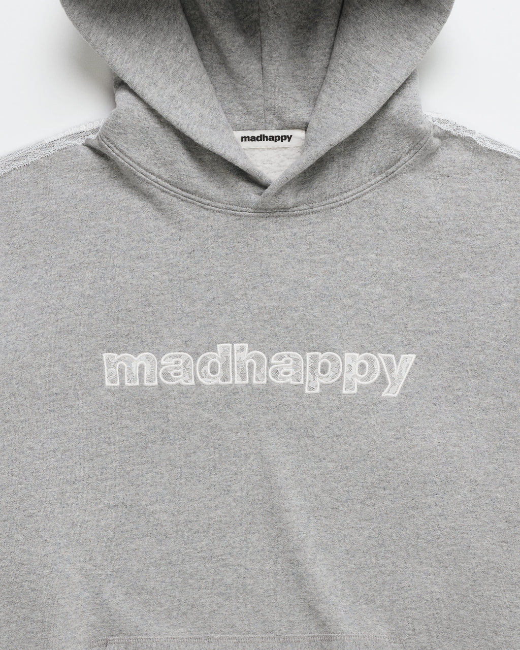 Lace Trim Midweight Hoodie