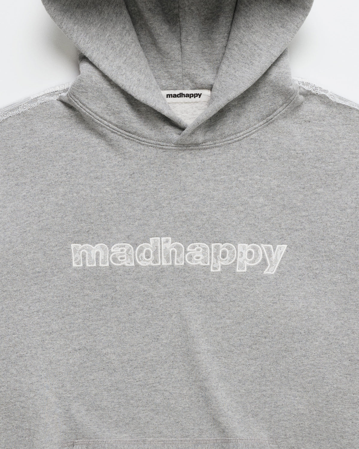 Lace Trim Midweight Hoodie