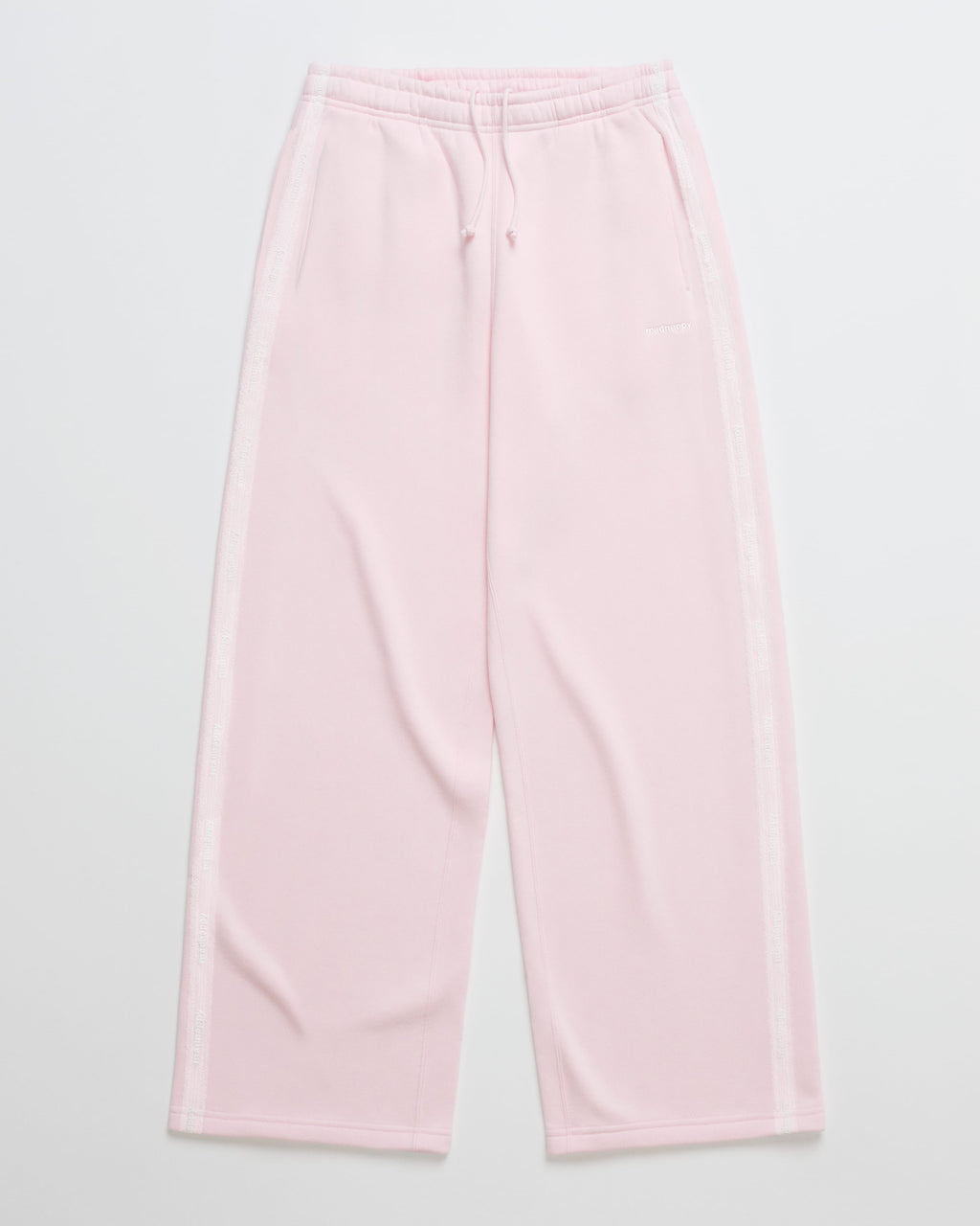Lace Trim Midweight Straight Sweatpant