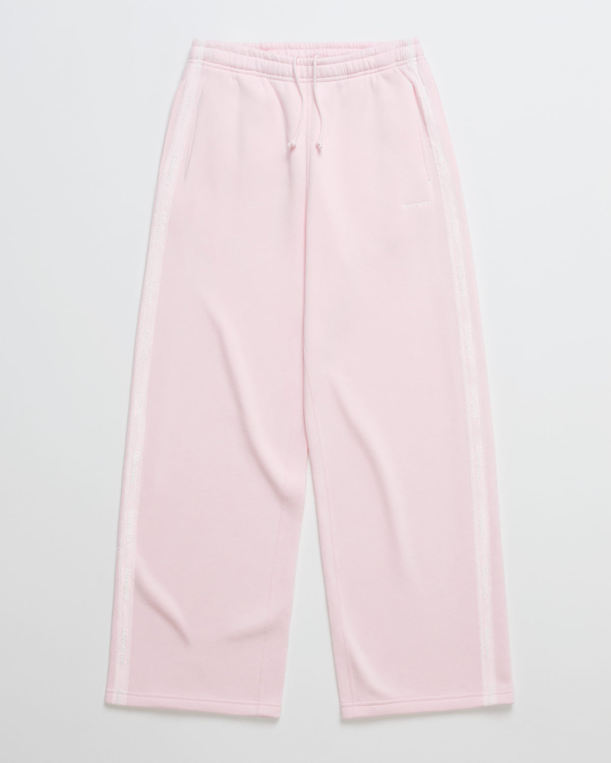 Lace Trim Midweight Straight Sweatpant