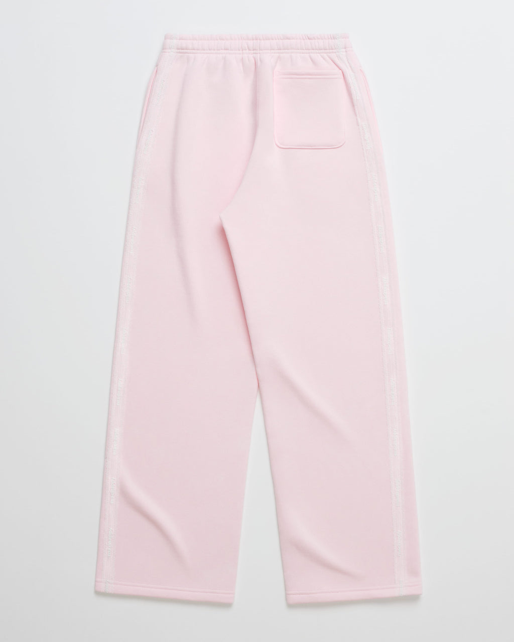 Lace Trim Midweight Straight Sweatpant