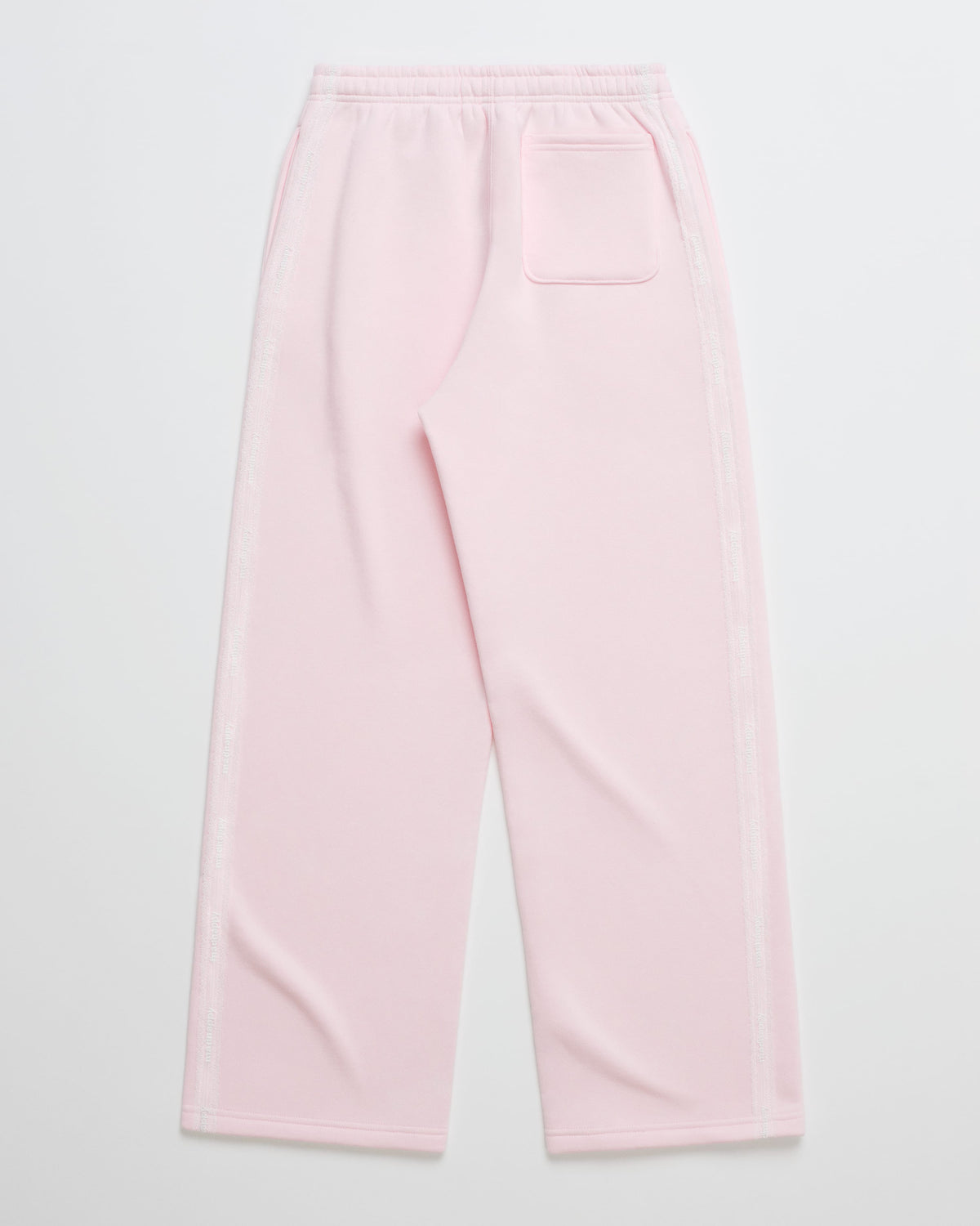 Lace Trim Midweight Straight Sweatpant