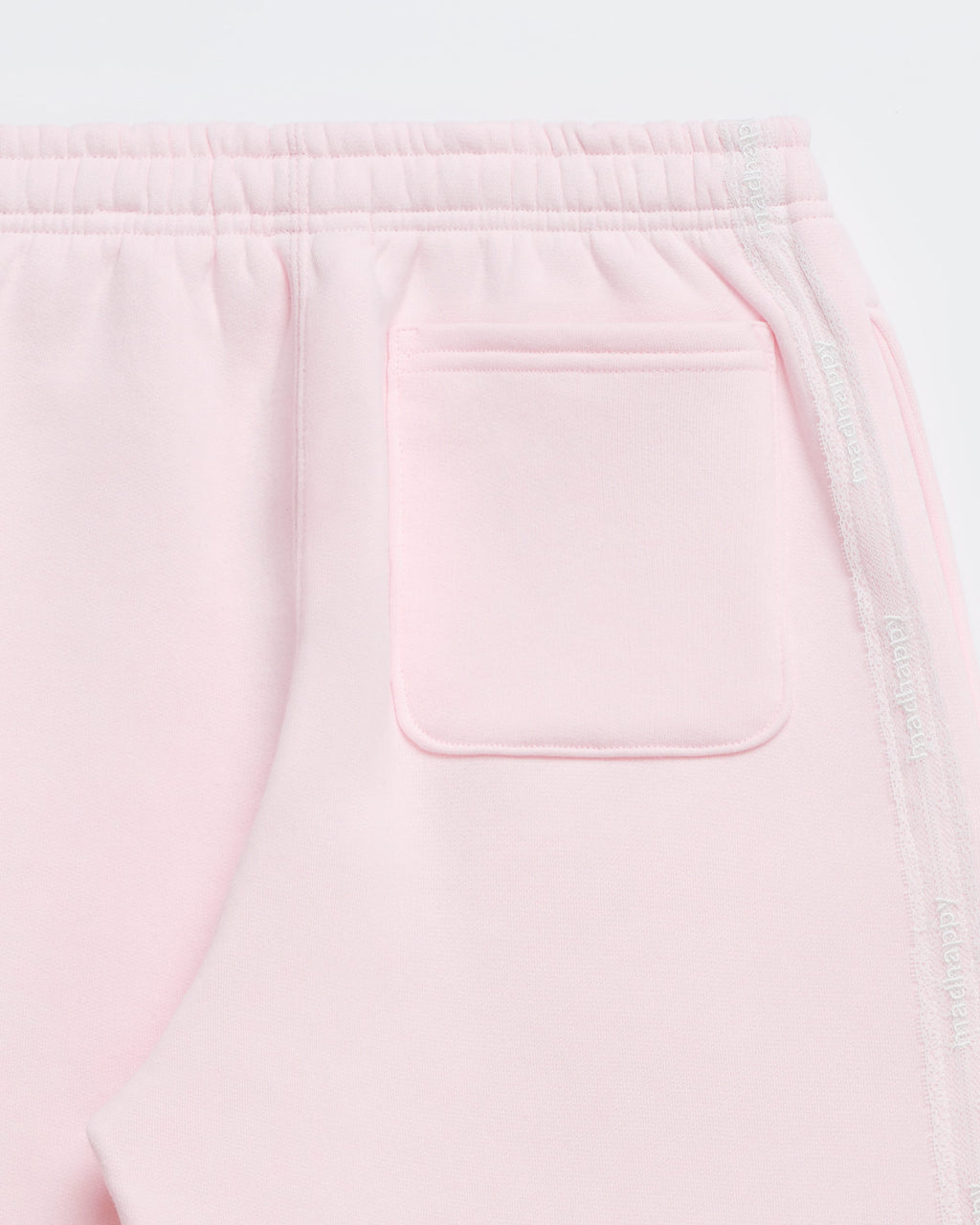 Lace Trim Midweight Straight Sweatpant