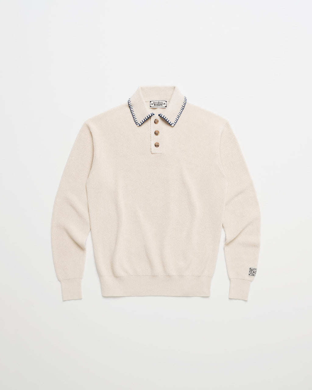 Guest In Residence Rib Knit Polo