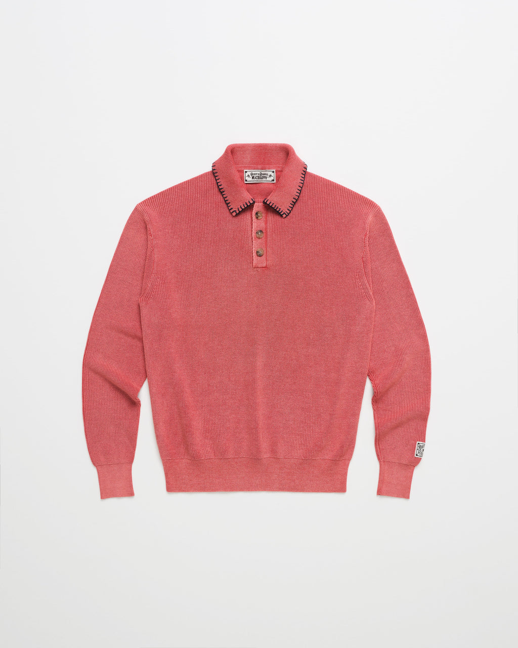 Guest In Residence Rib Knit Polo