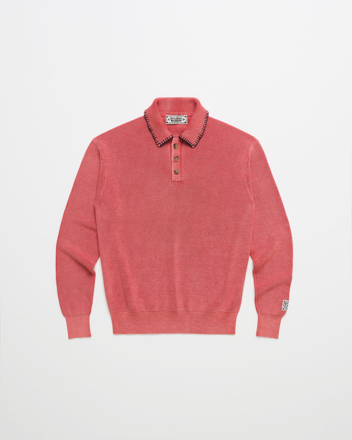 Guest In Residence Rib Knit Polo