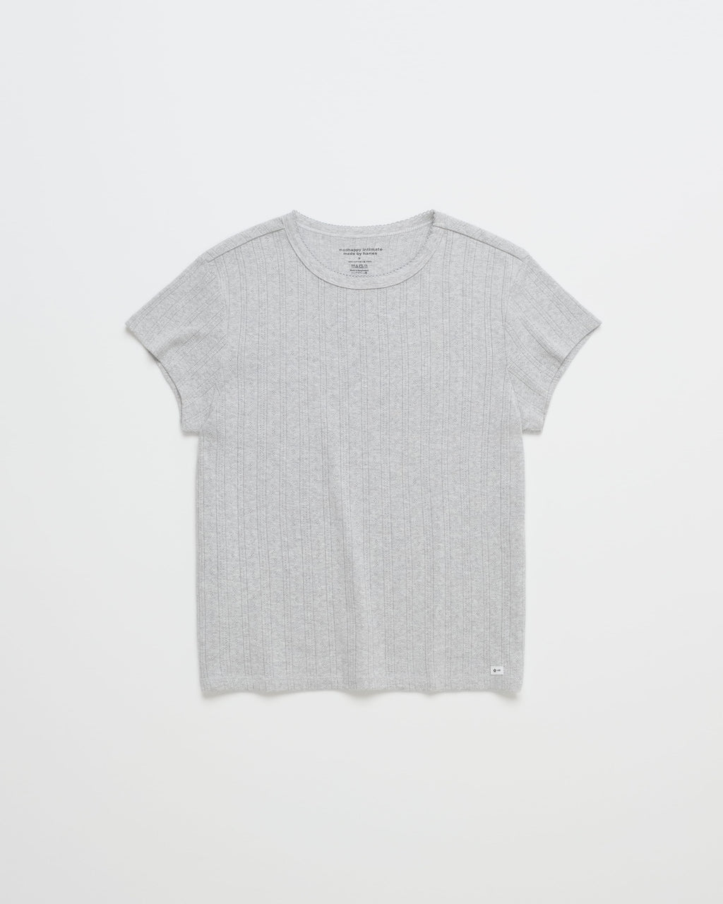 Hanes Pointelle Baby Tee