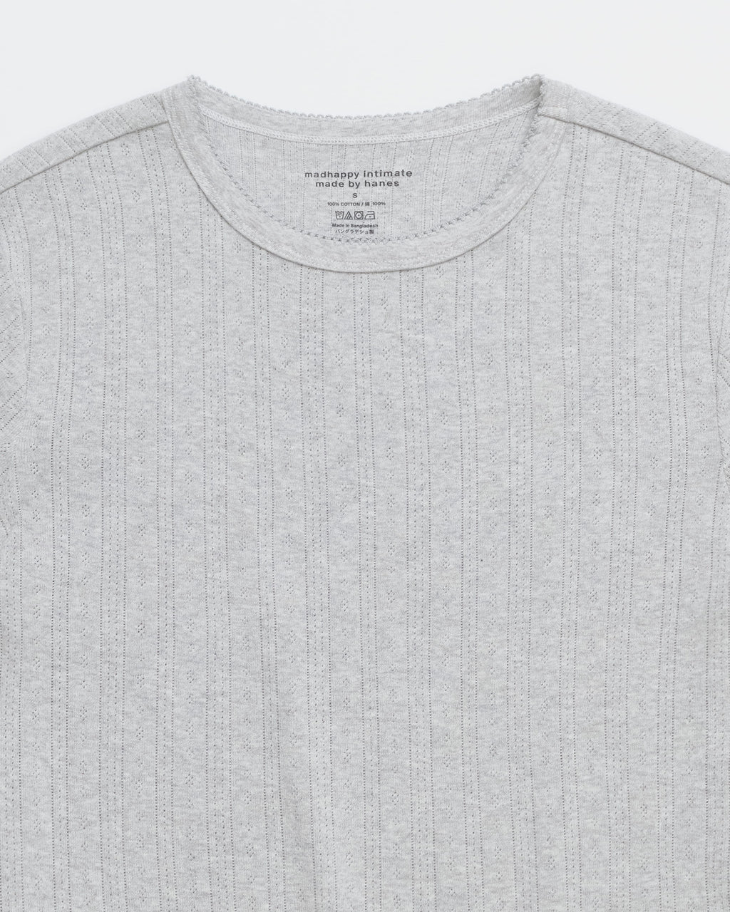 Hanes Pointelle Baby Tee