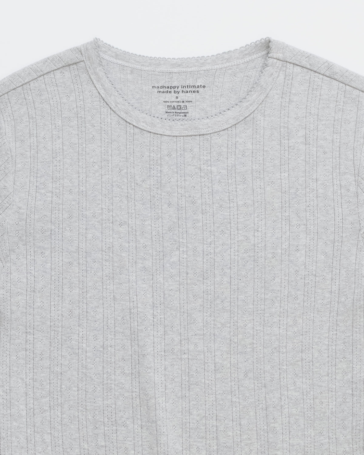 Hanes Pointelle Baby Tee