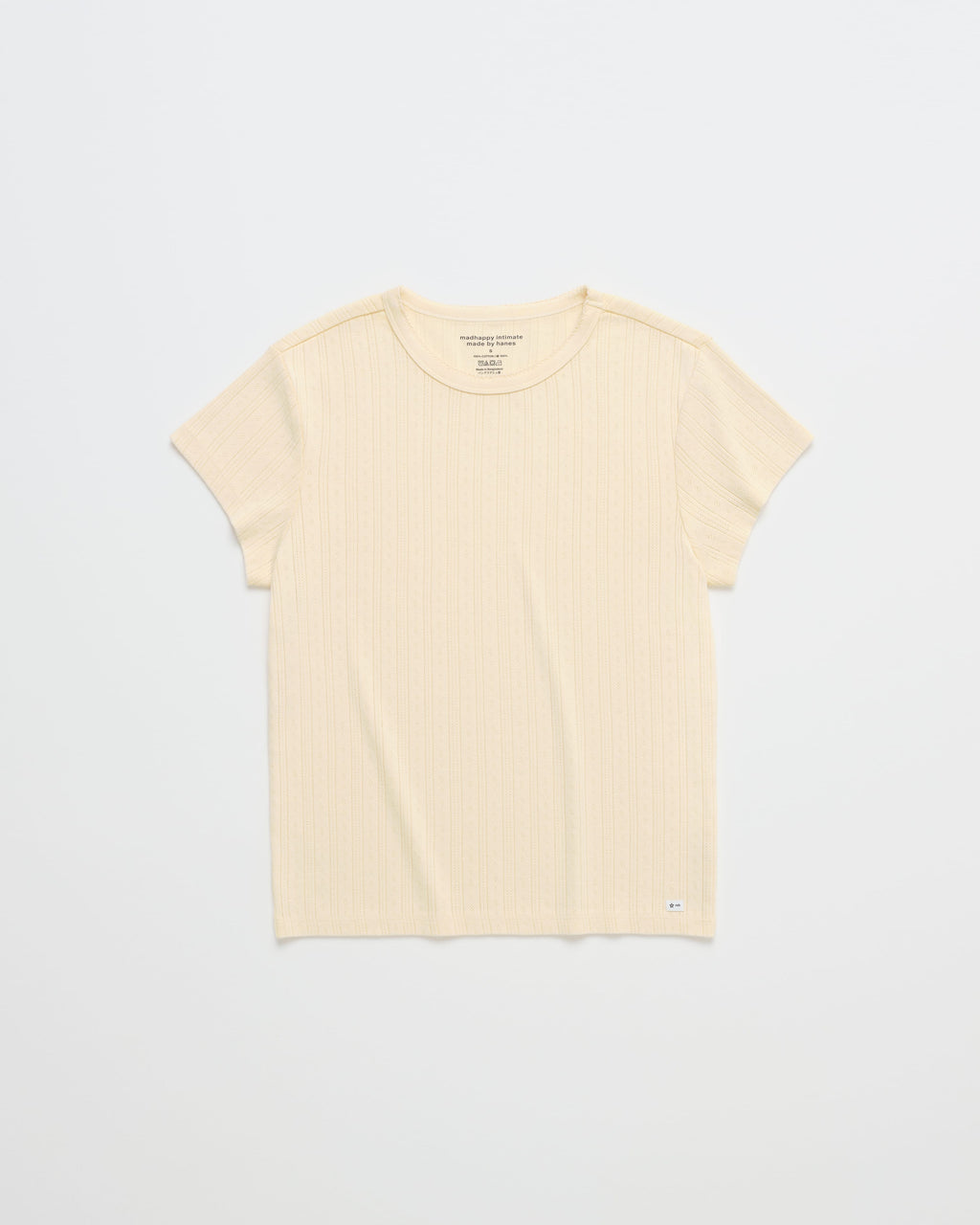 Hanes Pointelle Baby Tee