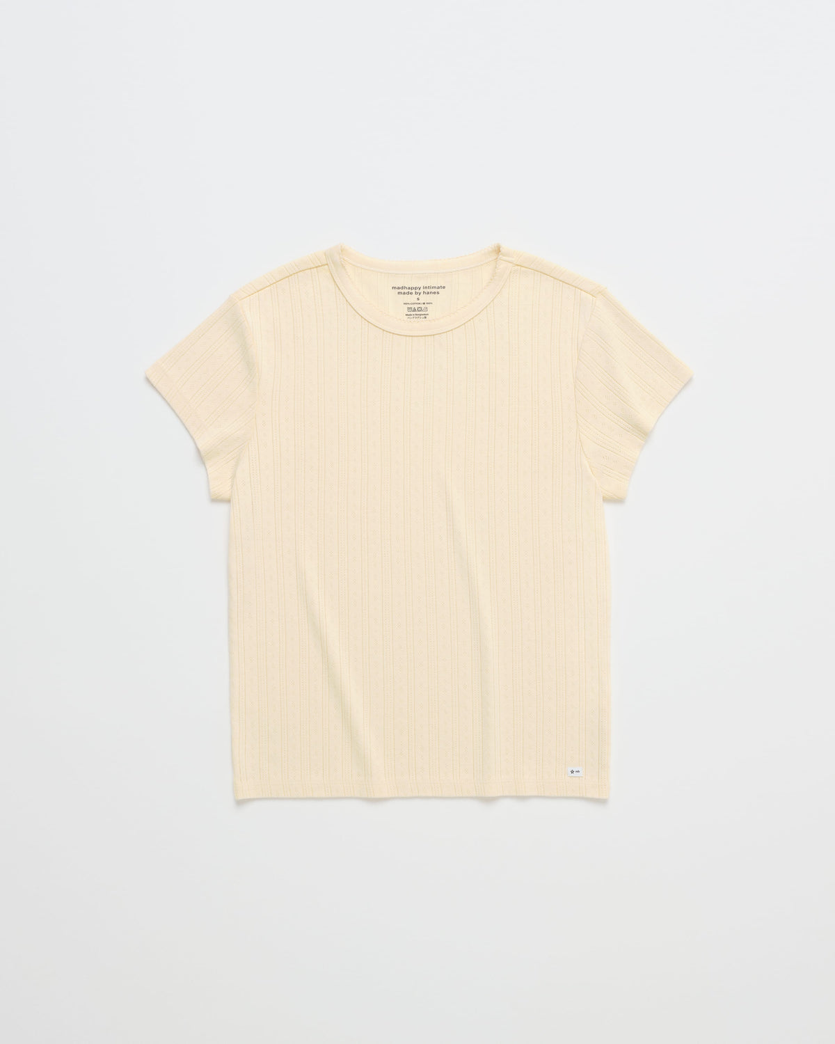 Hanes Pointelle Baby Tee