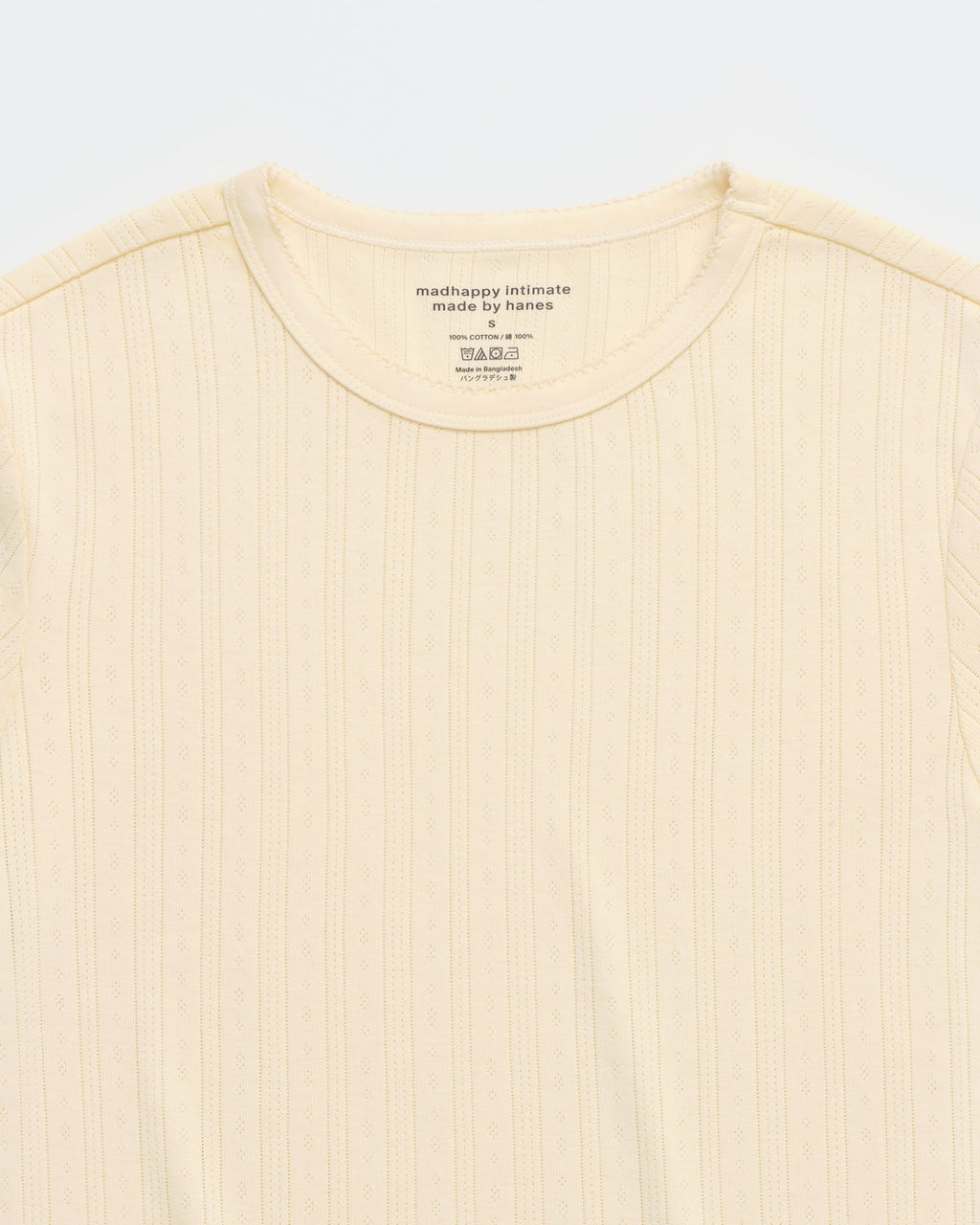 Hanes Pointelle Baby Tee