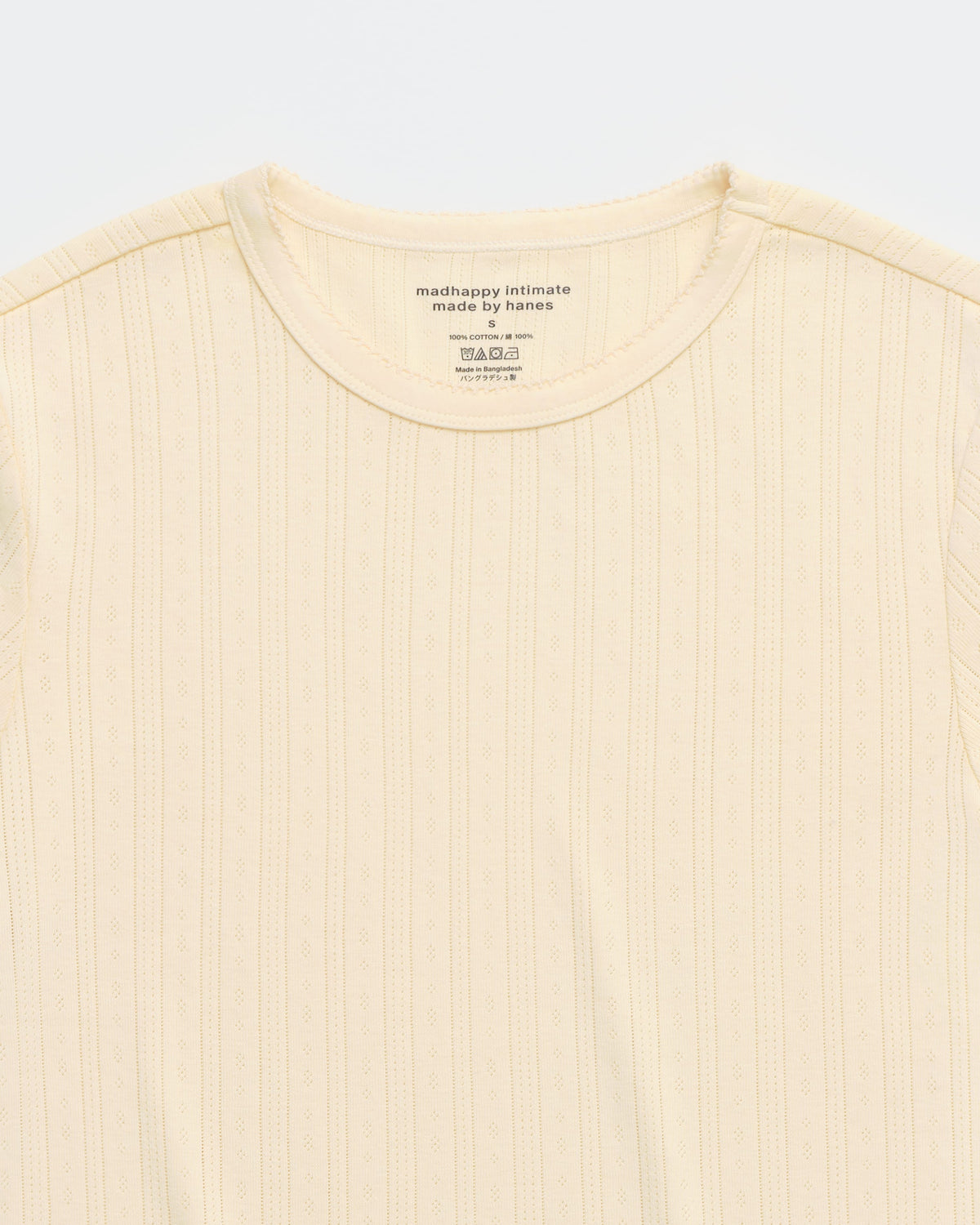 Hanes Pointelle Baby Tee