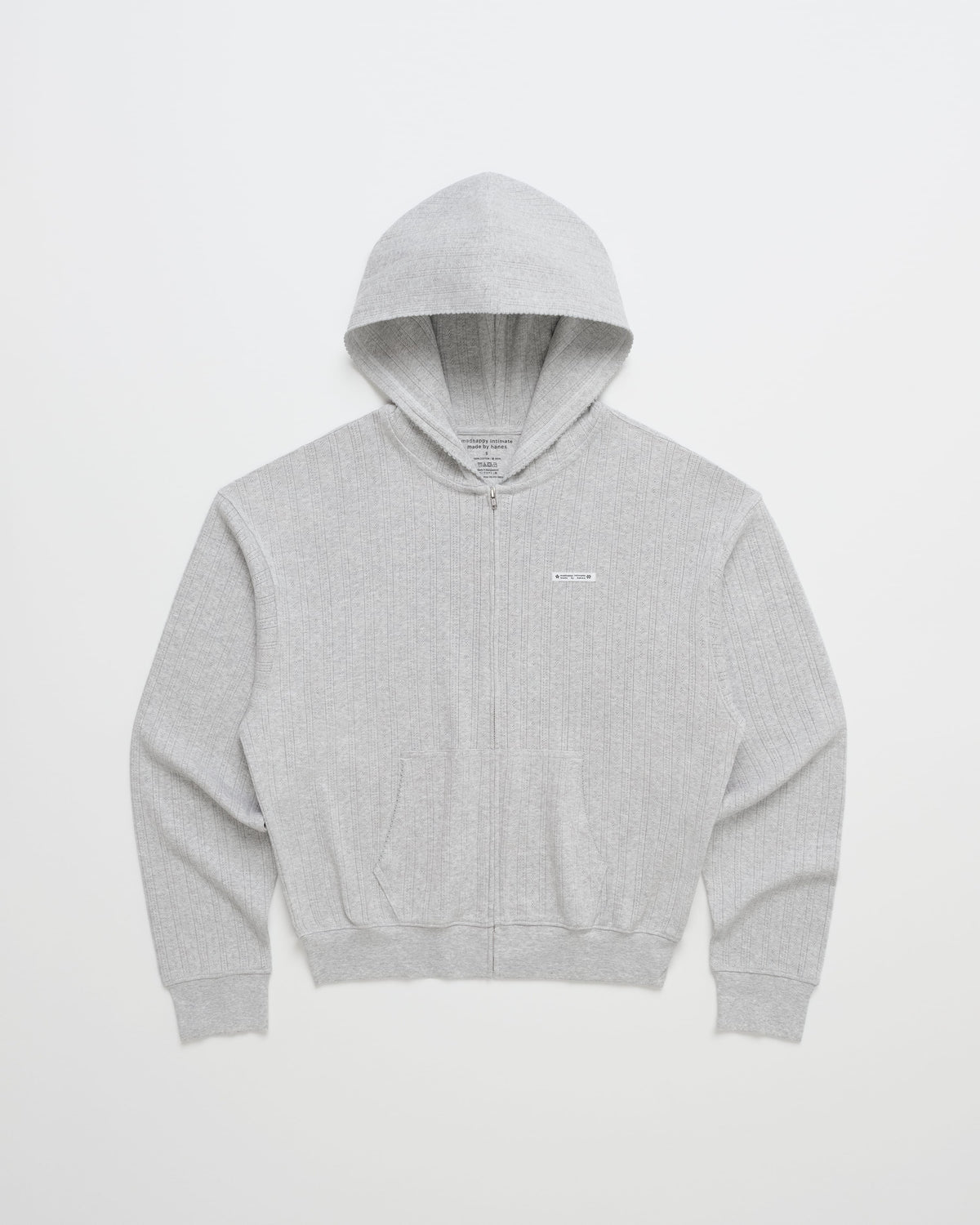 Hanes Pointelle Zip Up